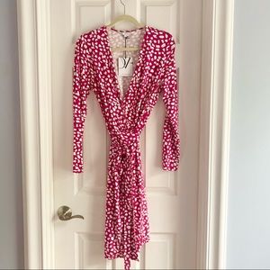 DvF Leopard Print Wrap Dress
